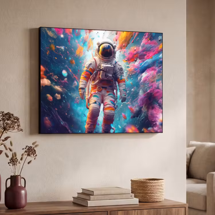 Art Frame - Neon - Meteoriet - Neon - Astronaut — 7