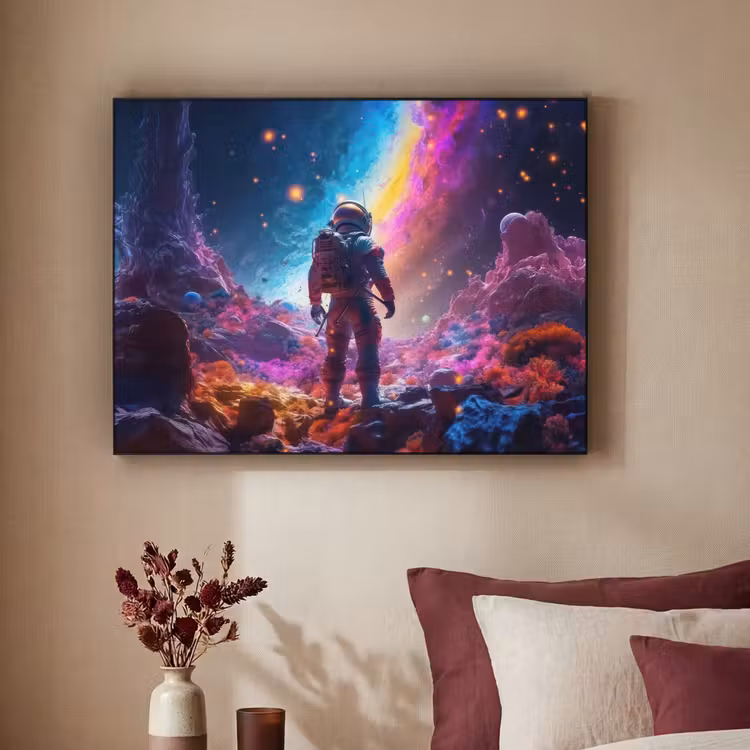 Art Frame - Ruimte - Astronaut - Neon - Sterren — 3