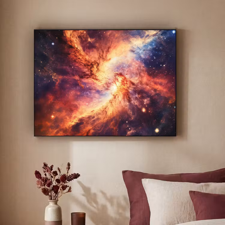 Art Frame - Neon - Sterrenhemel - Ruimte - Kleurrijk — 3