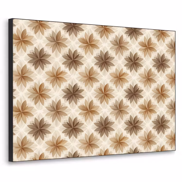 Art Frame - Geografisch - Patroon - Bruin — 1
