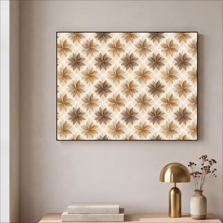 Art Frame - Geografisch - Patroon - Bruin — 5