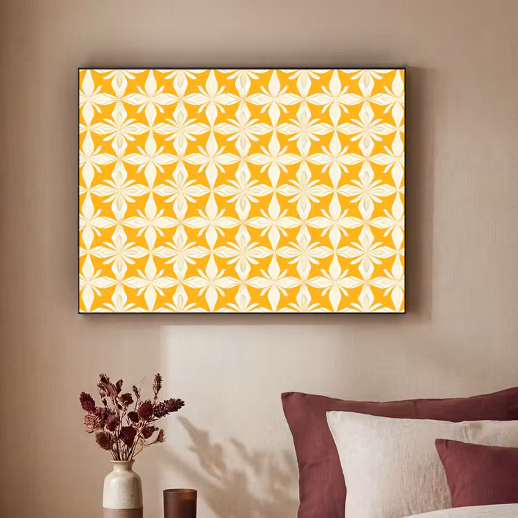 Art Frame - Patroon - Retro - Geel — 3