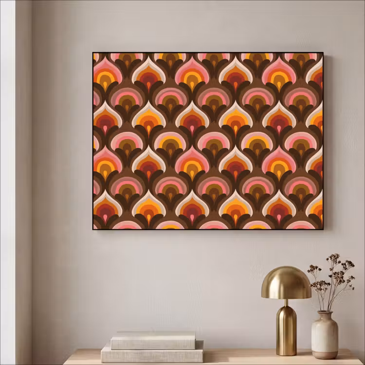 Art Frame - Patroon - Retro - Kleurrijk — 5