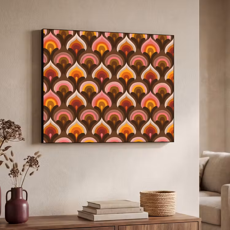 Art Frame - Patroon - Retro - Kleurrijk — 7