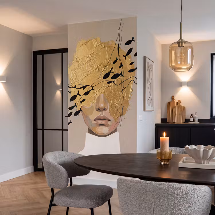 Behang - Modern - Vrouw - Goud — 5
