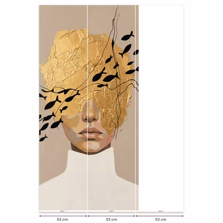 Behang - Modern - Vrouw - Goud — 6