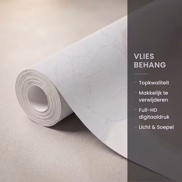 Behang - Vrouw - Cirkels - Beige — 3