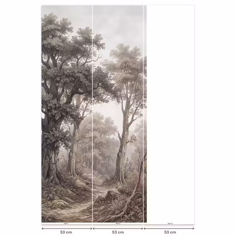 Behang - Natuur - Bos - Eik β 6