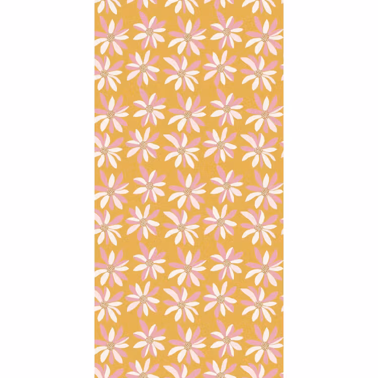 Behang - Bloemen - Modern - Geel — 2