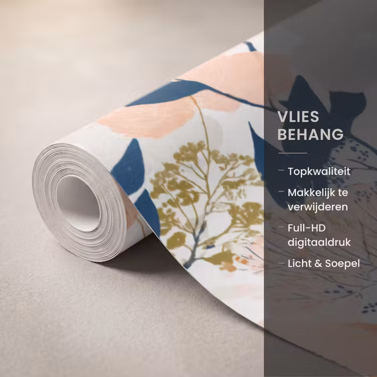 Behang - Bloemen - Botanisch - Kleurrijk β 3