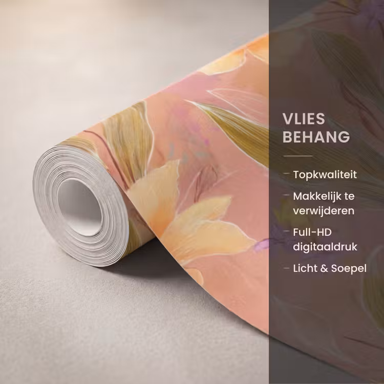 Behang - Botanisch - Bloemen - Kleurrijk — 3