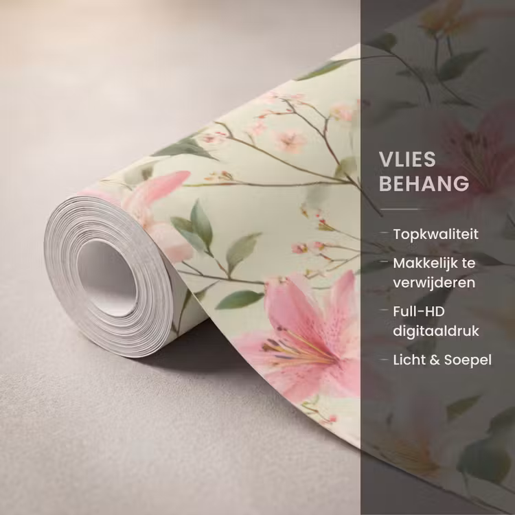 Behang - Lelies - Sereen - Kleurrijk — 3