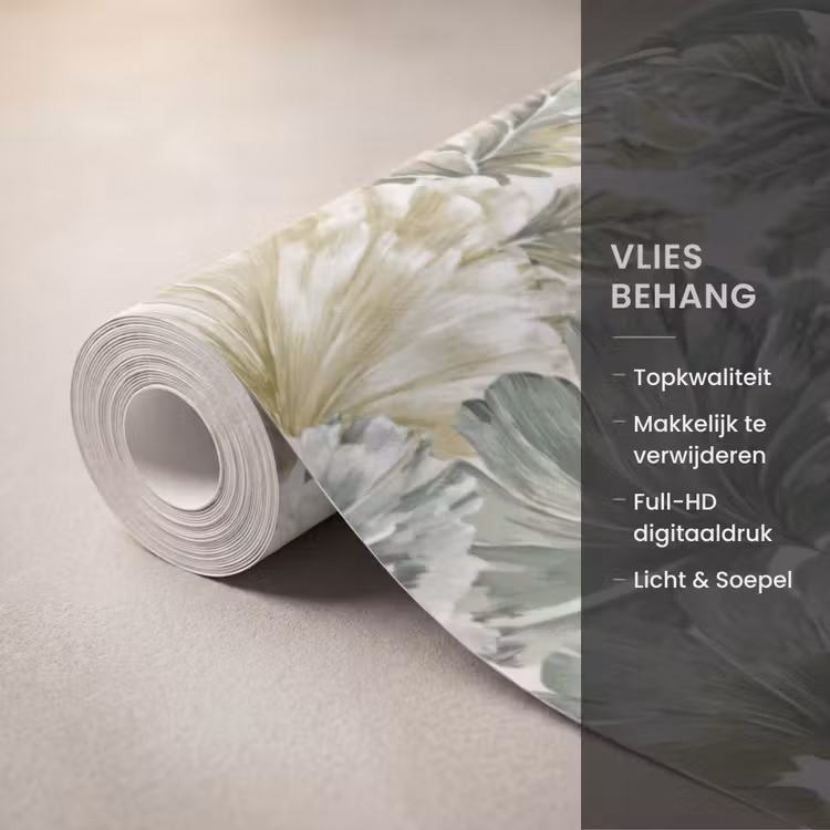 Behang - Bladeren - Botanisch - Groen — 3