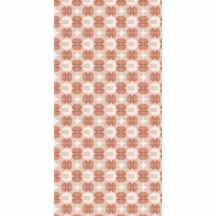 Behang - Retro - Klassiek - Roze — 2