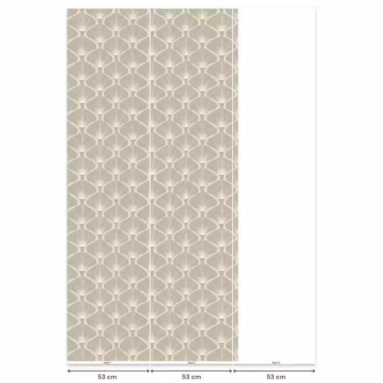 Behang - Paneel - Ginkgo - Zand — 6