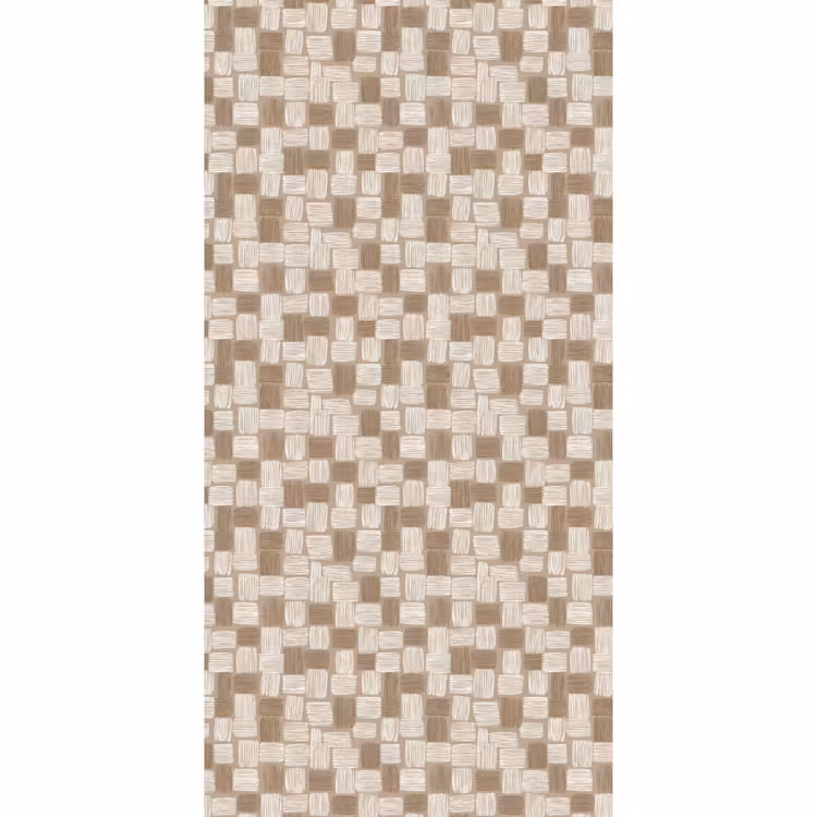Behang - Blok - Patroon - Bruin — 2