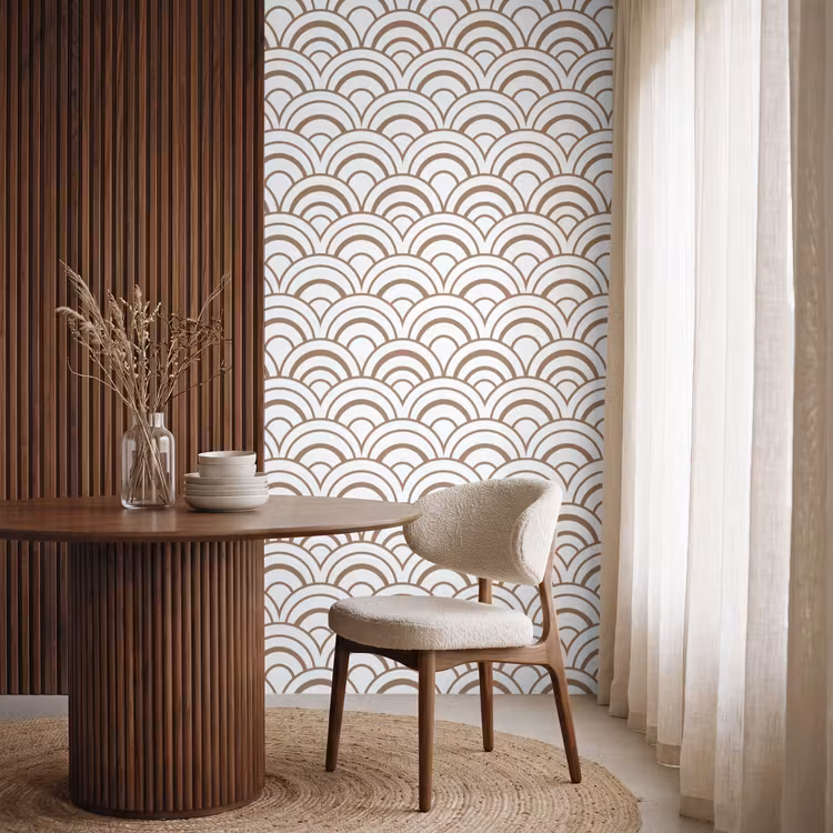 Behang - Klassiek - Motief - Terracotta — 4