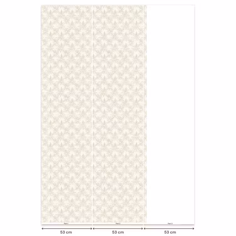 Behang - Patroon - Bloemen - Beige — 6