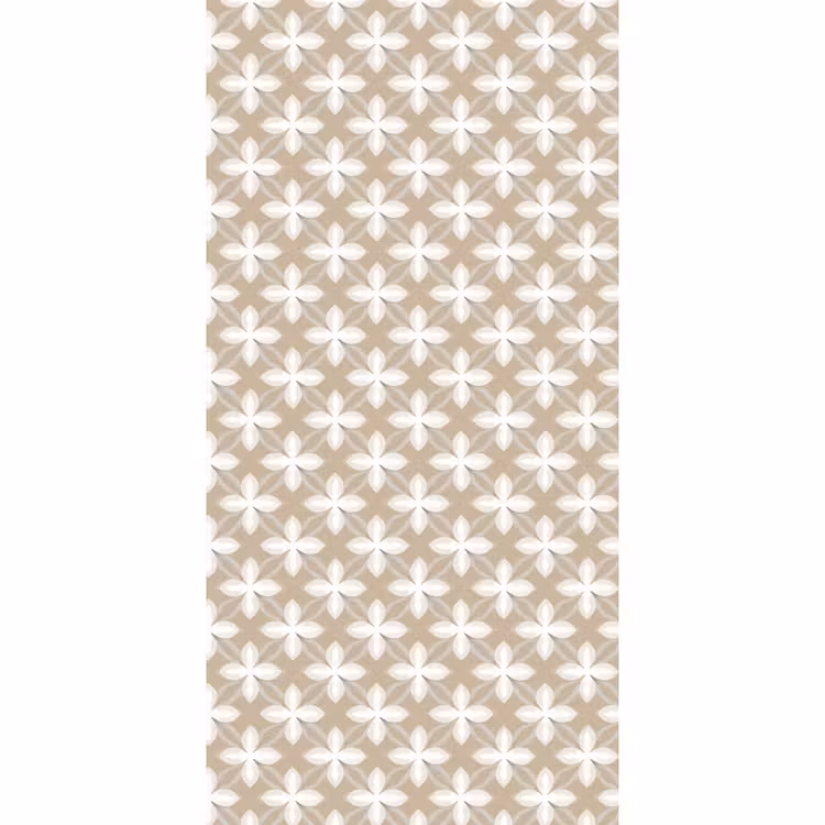 Behang - Patroon - Symmetrisch - Beige — 2