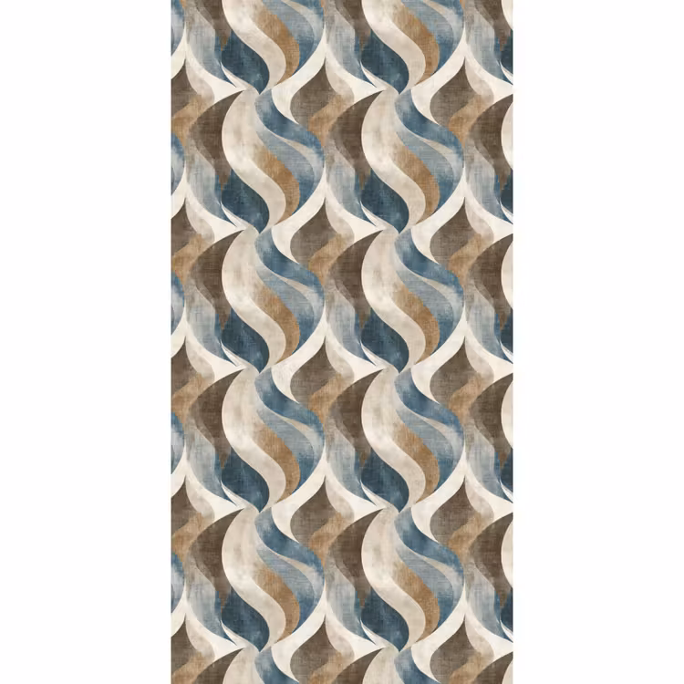 Behang - Abstract - Golven - Kleurrijk — 2