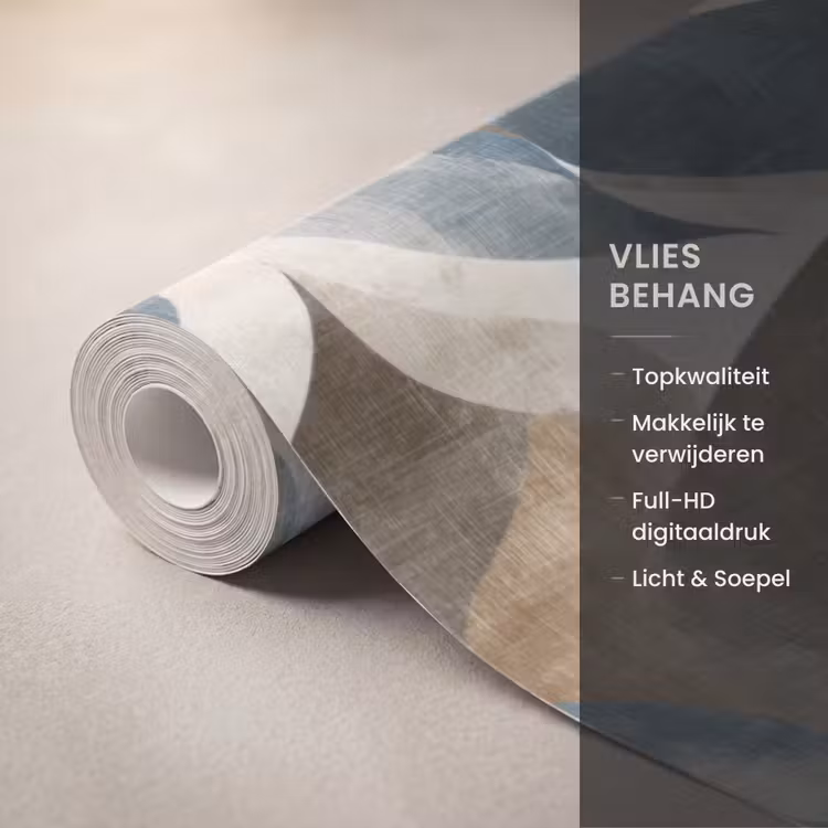 Behang - Abstract - Golven - Kleurrijk — 3