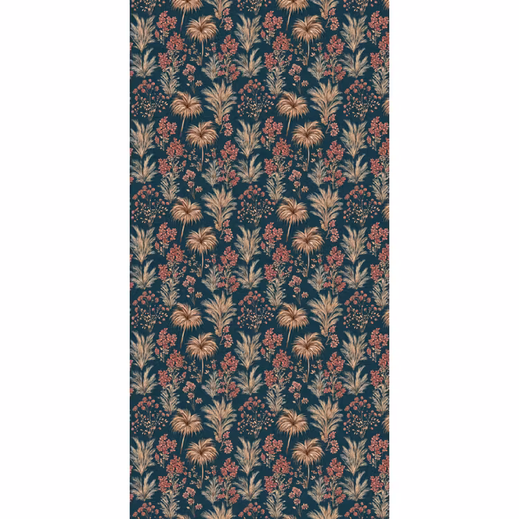 Behang - Botanisch - Patroon - Blauw — 2