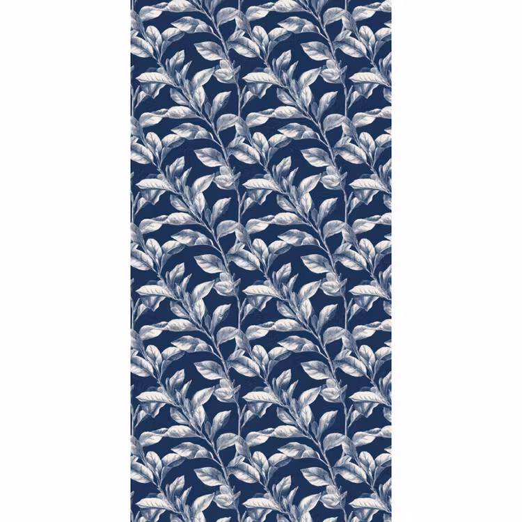 Behang - Botanisch - Patroon - Blauw — 2