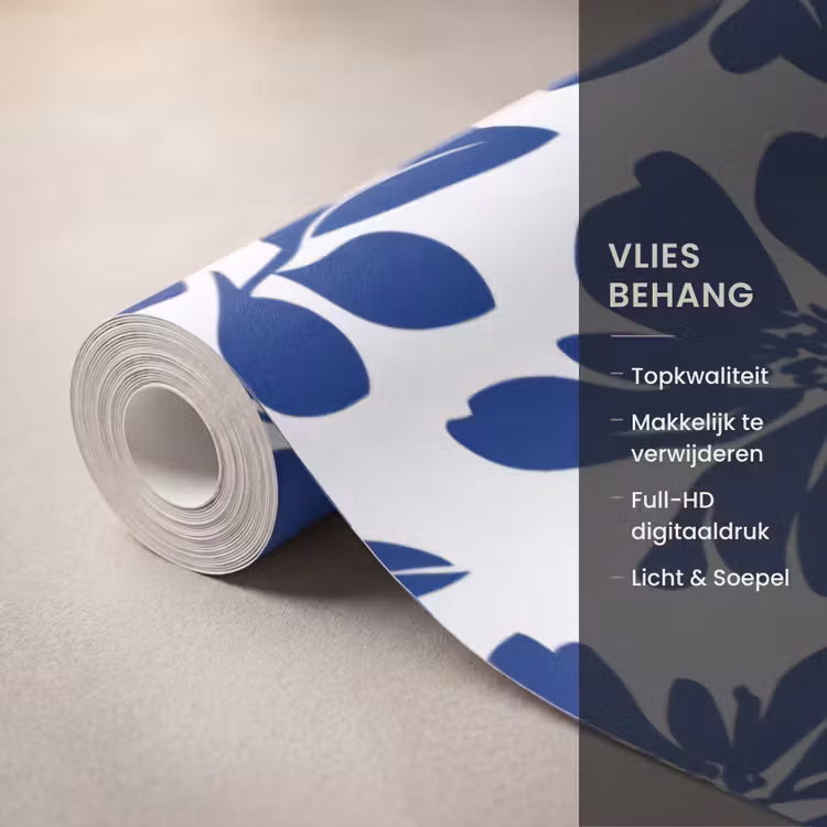 Behang - Floraal - Modern - Blauw — 3