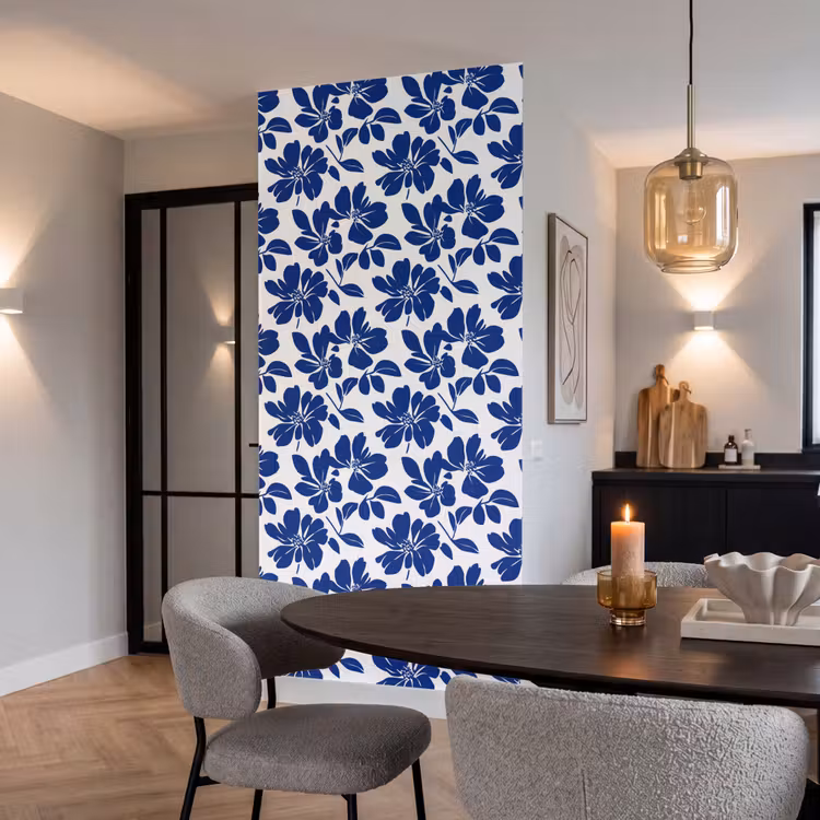 Behang - Floraal - Modern - Blauw — 5