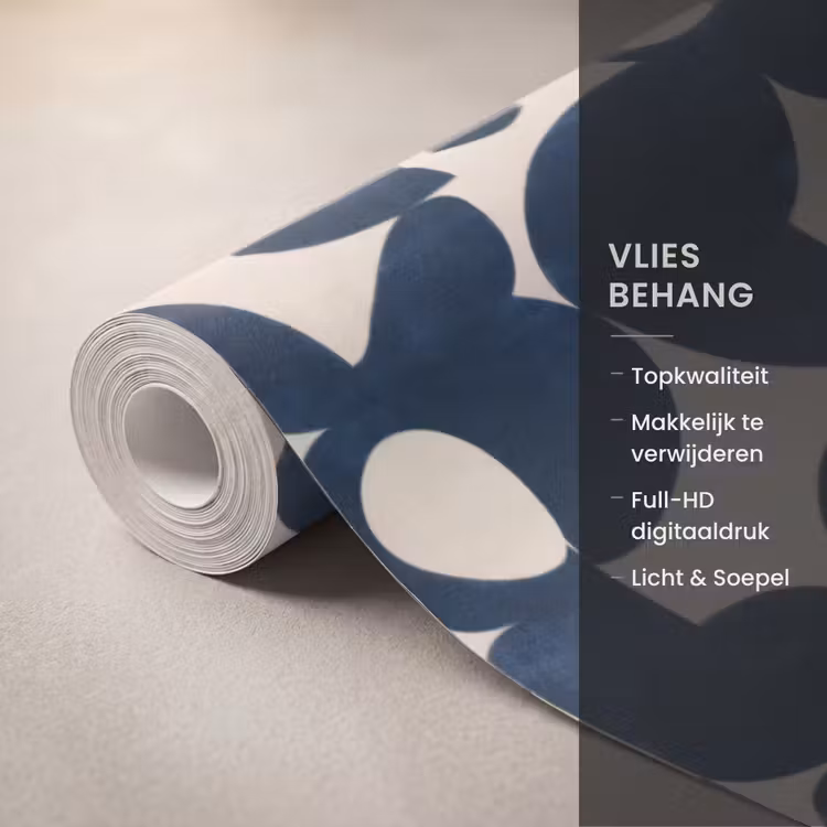 Behang - Modern - Geometrisch - Blauw — 3