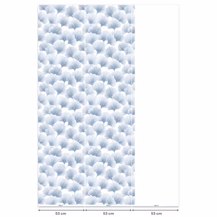 Behang - Waaier - Modern - Blauw — 6