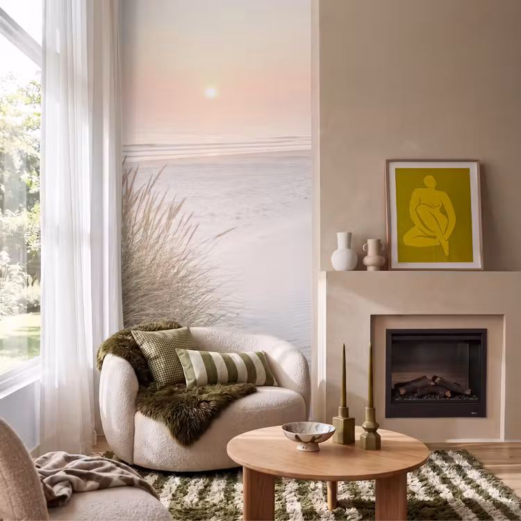 Behang - Horizon - Duinlandschap - Zand — 1