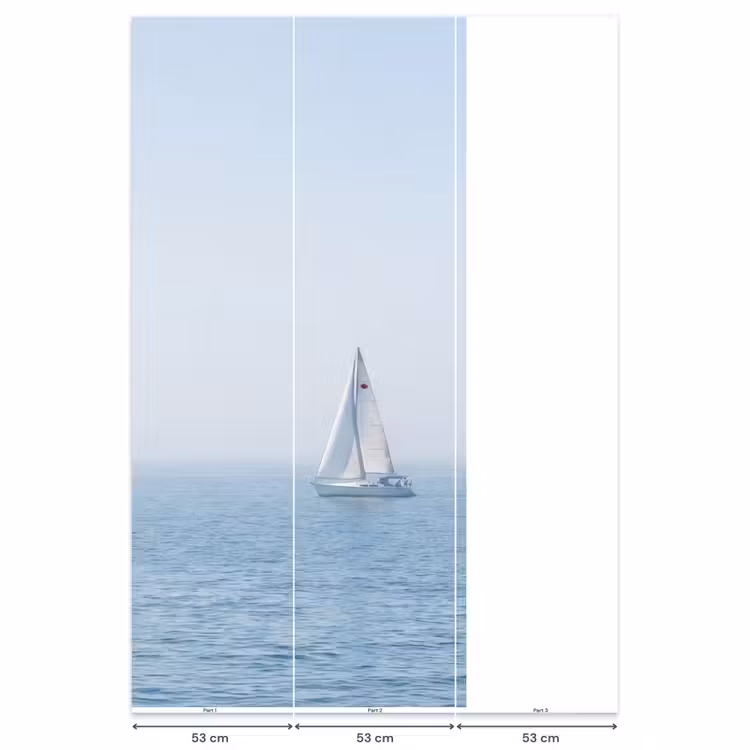 Behang - Horizon - Zeilboot - Zee — 6