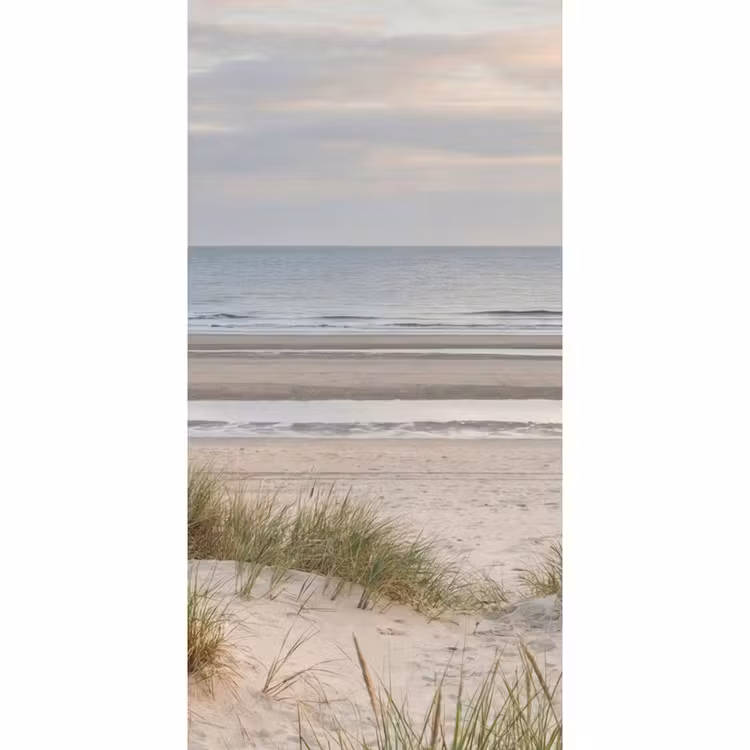 Behang - Zandstrand - Bewolkt - Duinen — 2