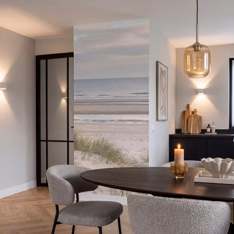 Behang - Zandstrand - Bewolkt - Duinen — 5