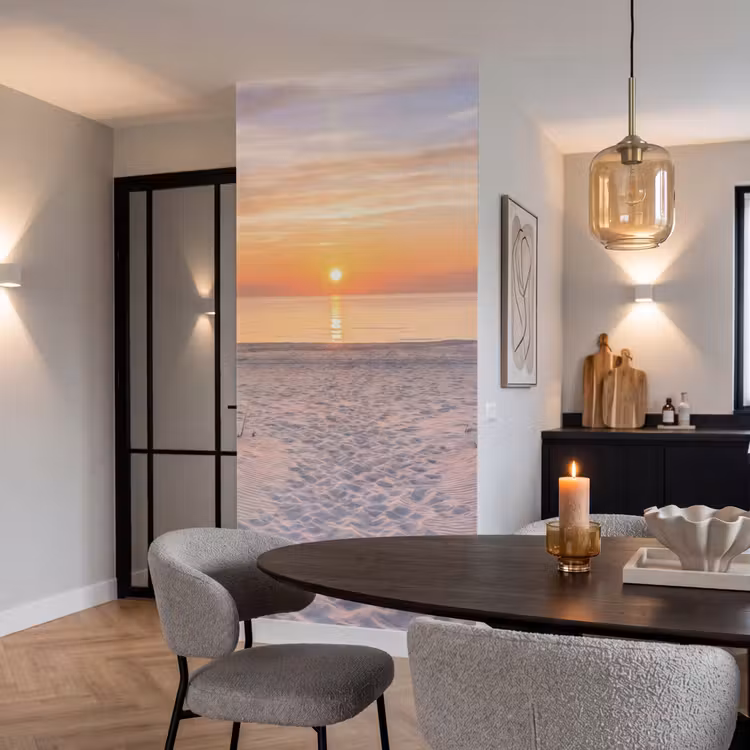 Behang - Zonsondergang - Strand - Zand — 5