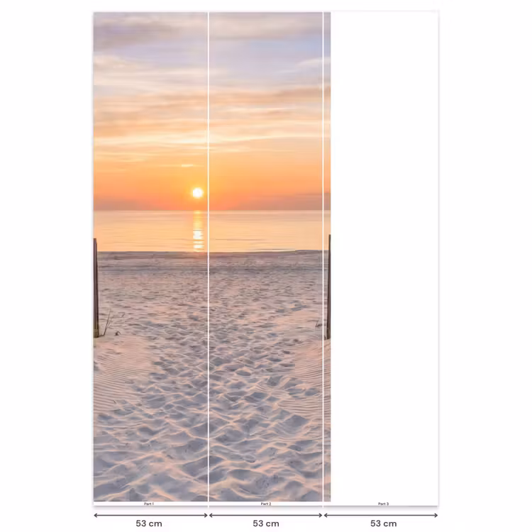 Behang - Zonsondergang - Strand - Zand — 6