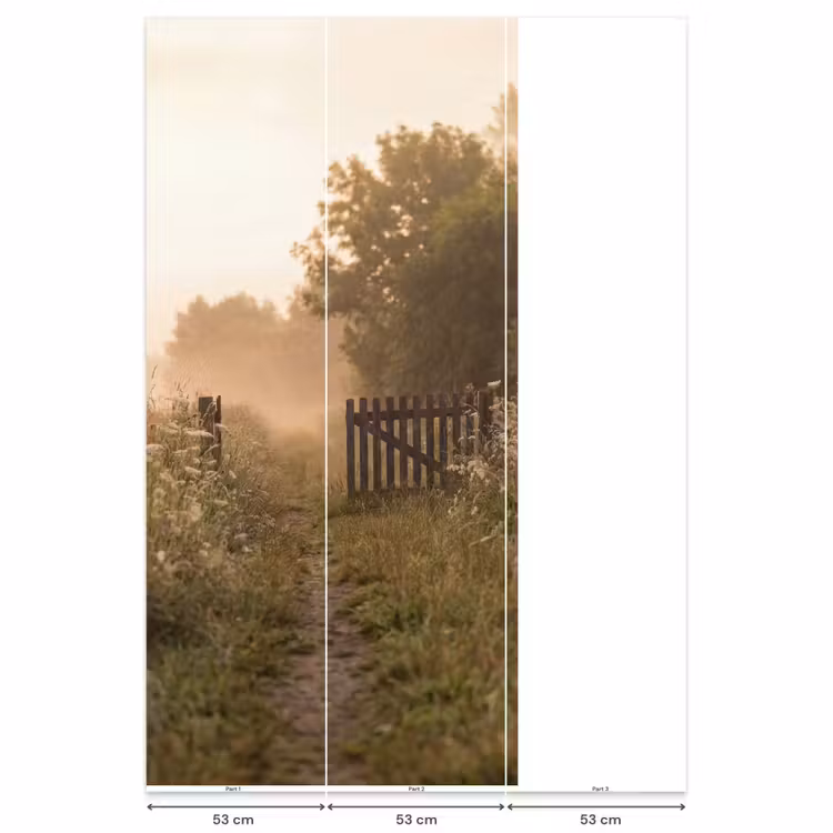 Behang - Hek - Natuur - Mist - Veld — 6