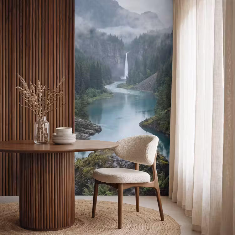 Behang - Waterval - Bomen - Bergen — 4