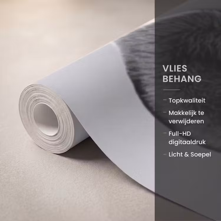Behang - Zebra's - Zwart - Wit — 3