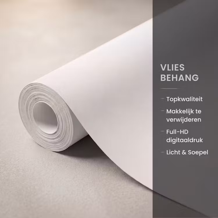 Behang - Bloem - Minimalistisch - Groen — 3
