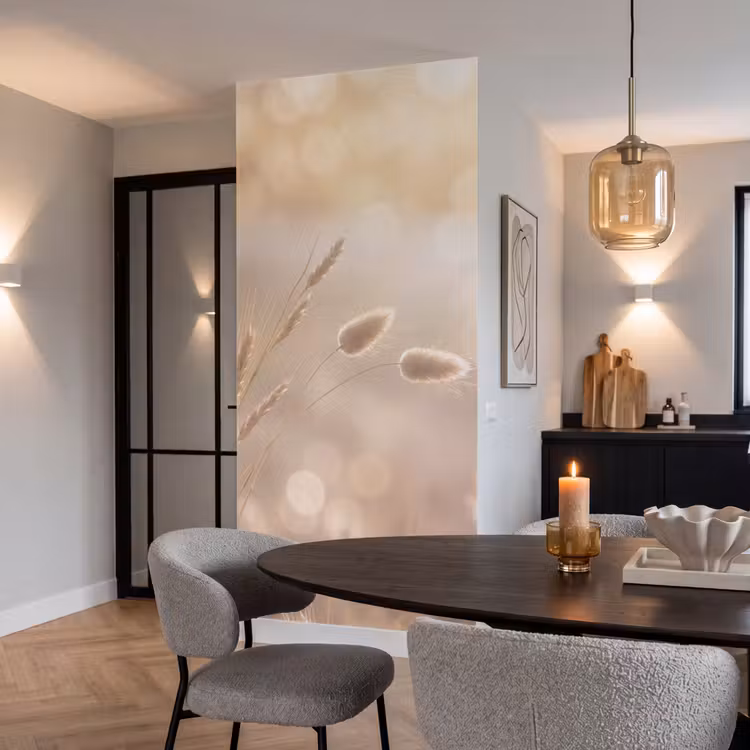 Behang - Hazestaartgras - Graanharen - Zonlicht — 5