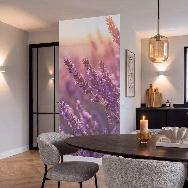 Behang - Lavendel - Paars - Zonlicht — 5
