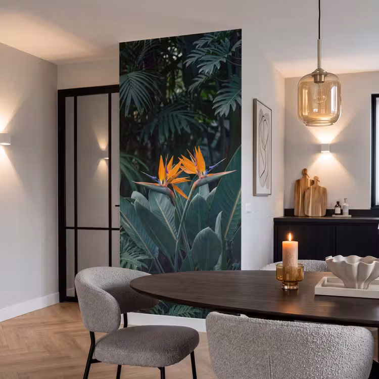 Behang - Paradijsvogel - Bloem - Exotisch — 5