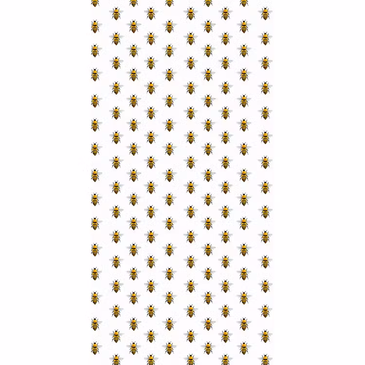 Behang - Bijen - Tijdloos - Wit — 2