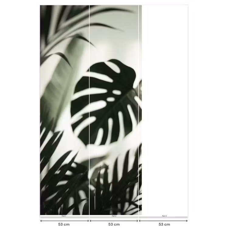 Behang - Planten - Bladeren - Natuur - Minimalistisch - Groen — 6