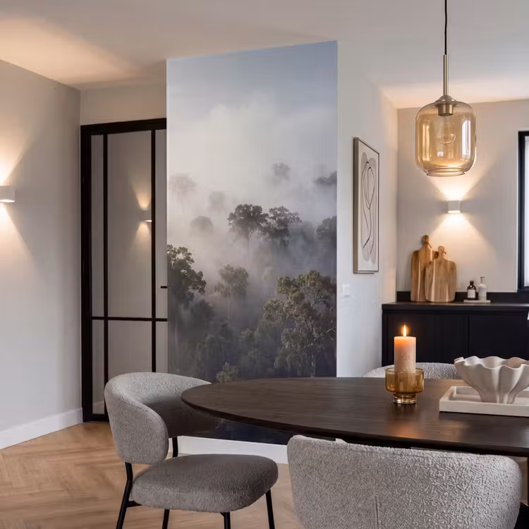 Behang - Bos - Mist - Natuur - Groen — 5