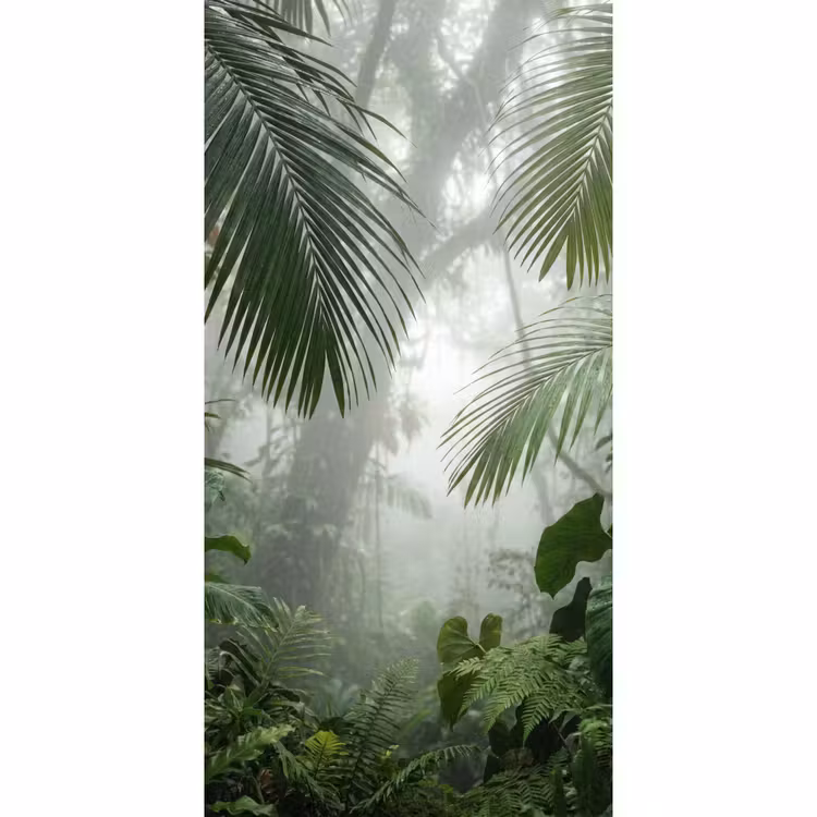 Behang - Natuur - Jungle - Mist - Tropisch - Groen — 2