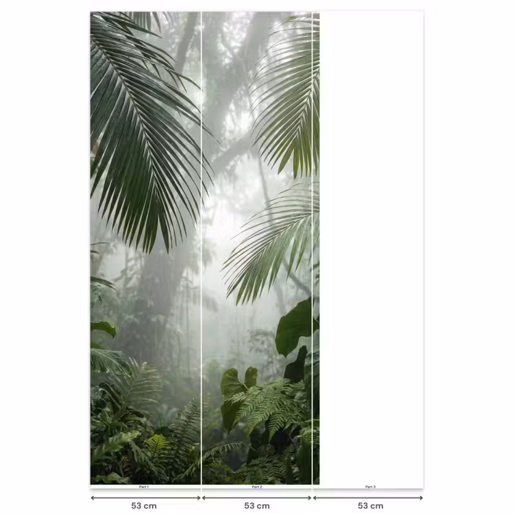 Behang - Natuur - Jungle - Mist - Tropisch - Groen — 6