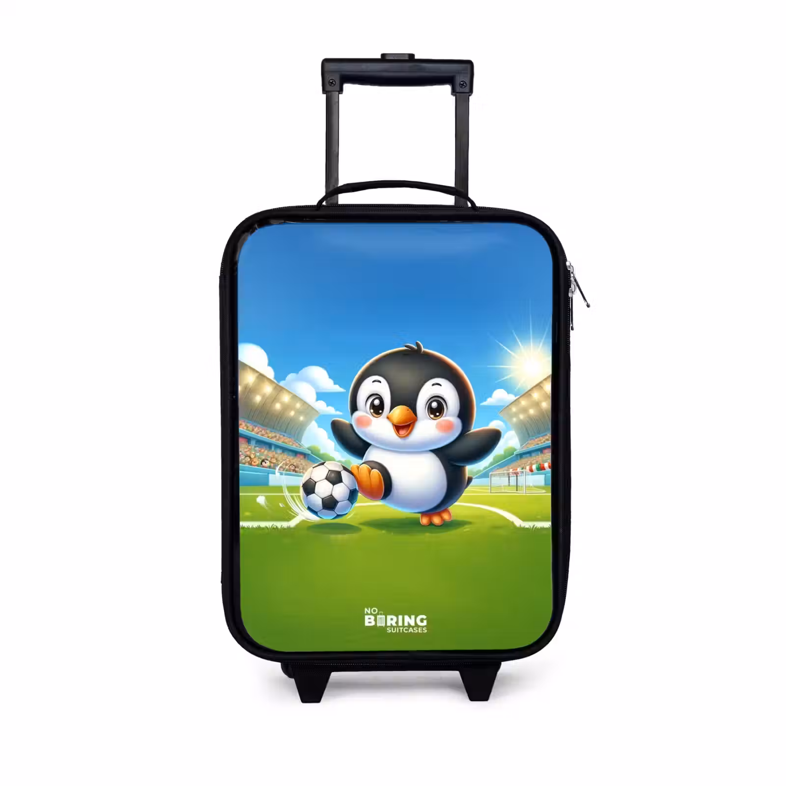 Kinderkoffer - Zwart - Penalty pinguïn — 1
